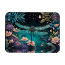 Buscar arte de la libélula imanes Flores