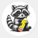 Buscar mapache pegatinas Para niños