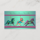 Buscar circo tarjetas de visita Caballo