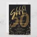 Buscar surprise party invitaciones Negro