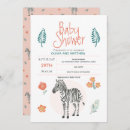Buscar safari invitaciones baby shower Cebra