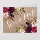 Buscar vintage save the date postales Boda de otoño