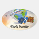 Buscar viajero de mundo pegatinas Pasaporte
