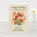 Buscar amapolas rojas tarjetas Para ella