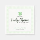 Buscar suerte servilletas Hoja de trébol