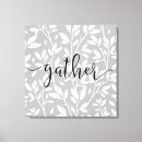 Buscar hojas blancos y negros lienzos Moderno