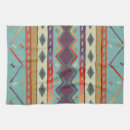 Buscar indio americano paños de cocina Geométrico