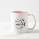 Buscar hola hermoso tazas Tipografía