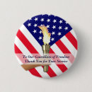 Buscar de agradecimiento chapas Día de los veteranos