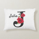 Buscar monograma j cojines Floral