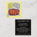 Buscar gastronomía tarjetas de visita Chef