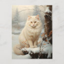 Buscar pinturas del gato del vintage postales Gatito