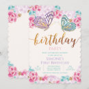 Buscar la mariposa invitaciones de cumpleaños Jardín
