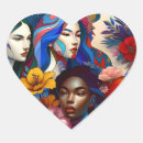 Buscar mujer corazon pegatinas Igualdad