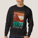 Buscar montana sudaderas Parque nacional glaciar
