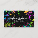 Buscar paint splatter tarjetas de visita 80s