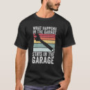 Buscar garaje camisetas Divertido