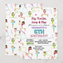 Buscar gimnasta invitaciones Adorable