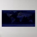 Buscar noche de la tierra posters Satélite