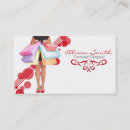 Buscar shopper tarjetas de visita Stylist