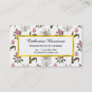 Buscar flores vintage tarjetas de visita Rosa