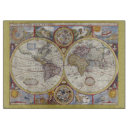 Buscar mapa del mundo tablas cortar Vintage