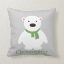 Buscar oso verde cojines Cualquier niño