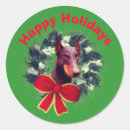Buscar doberman pegatinas Navidades