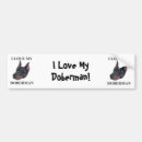 Buscar doberman pegatinas parachoque Amor