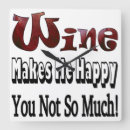 Buscar vino rojo relojes de pared Alcohol