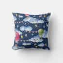 Buscar globo de aire caliente cojines Patrón