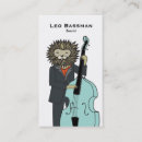 Buscar banda jazz de tarjetas de visita Orquesta