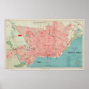 Buscar mapa de buenos aires posters Litografiado