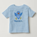 Buscar pájaros azules camisetas Para niños