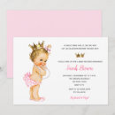 Buscar princesa rubia invitaciones Chica