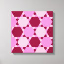 Buscar triángulo lienzos Rosa