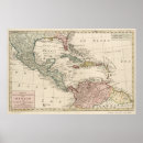 Buscar mapa del caribe posters Indias occidentales