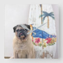 Buscar pug relojes de pared Animal