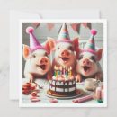 Buscar oink invitaciones Cerdo