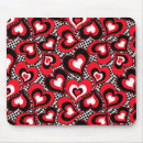 Buscar corazones rojos alfombrillas de raton Día de san valentín