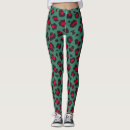 Buscar leopardo rojo leggings Moda