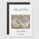 Buscar mapa del mundo invitaciones Vintage