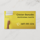Buscar pintor profesional tarjetas de visita Contratista
