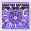 Buscar formas abstractas relojes de pared Puntos