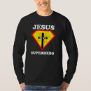 Buscar jesús es mi superhéroe camisetas Poderoso