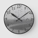 Buscar gotas lluvia de relojes de pared Agua