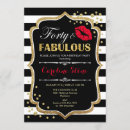 Buscar fabuloso en cuarenta invitaciones Glam