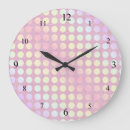 Buscar lunares rosados relojes de pared Femenino