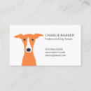 Buscar galgo tarjetas de visita Perro