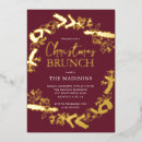 Buscar brunch del invitaciones de navidad Rústico